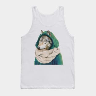 Wolf Portrait Tank Top